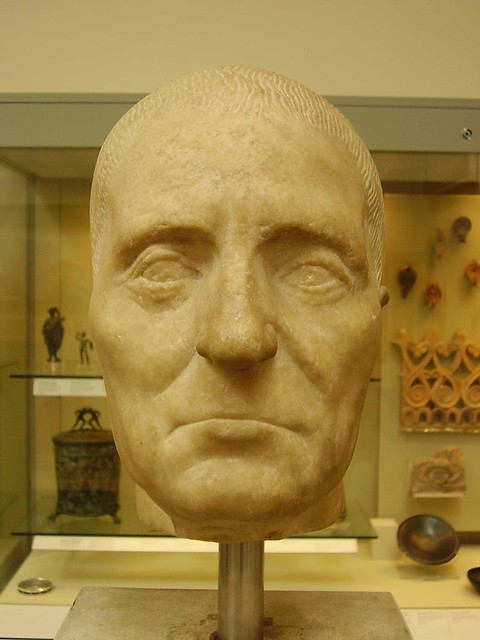 Generic Roman head before Photoshop For comparison here is the after photo