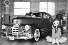 1948 Chevrolet Aerosedan Fleetline diecast 1:24 made by Motormax