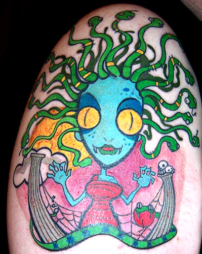 Ok everyone here's the next step for the medusa tattoo