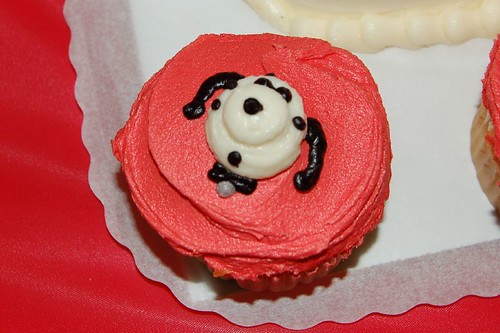Dalmatian cupcakes!