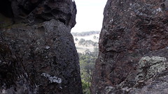 Hanging Rock Australia. Mysterious blue orb