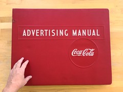 Coca-Cola advertising manual at Letterform Archive