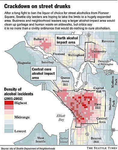 Alcohol impact areas, Seattle