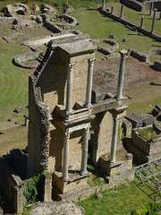 Roman and Etruscan ruins in Volterra