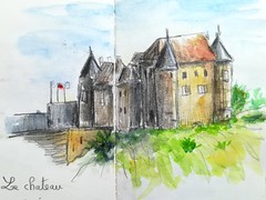 Le château de Dieppe.