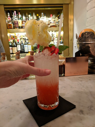 fancy cocktail @ Ampersand Hotel