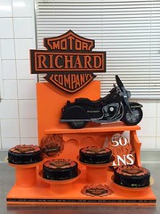 🔥️ Birthday cake representing: the splendor of the Harley Davidson ️🔥