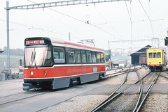 Trams de Toronto sur la ligne de l'Orbe Chavornay (Suisse)