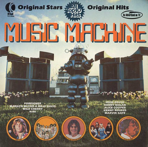 Music Machine Album Cover w/ Robby the Robot