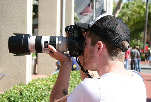 Brian with new telephoto lens