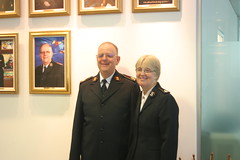 IHQ Farewell to General André Cox and Commissioner Silvia Cox