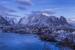 El Pueblo de Reine uno de los más bonitos de Noruega en un invierno nevado de febrero de 2018