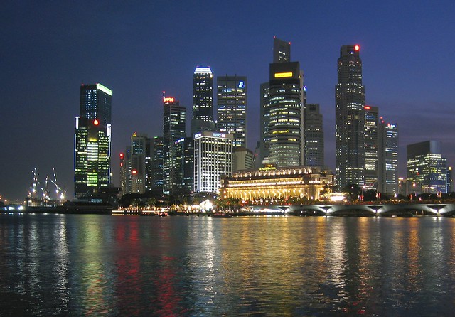 singapore by night