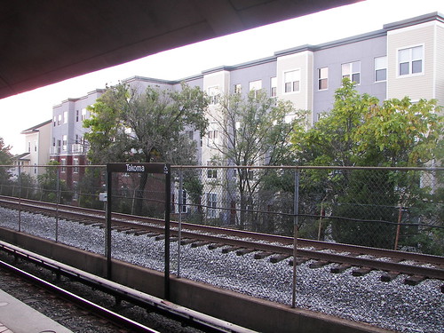 Multiunit housing at Takoma Station