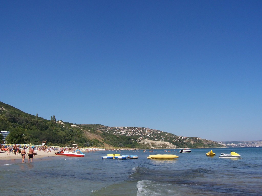 пляж Albena