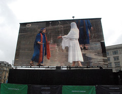 Passion of Jesus on Trafalgar Square