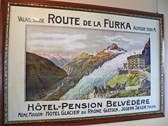 Suisse, le Glacier Furka le Rhône