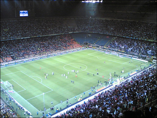 Lo stadio “San Siro” per il derby della Madonnina..