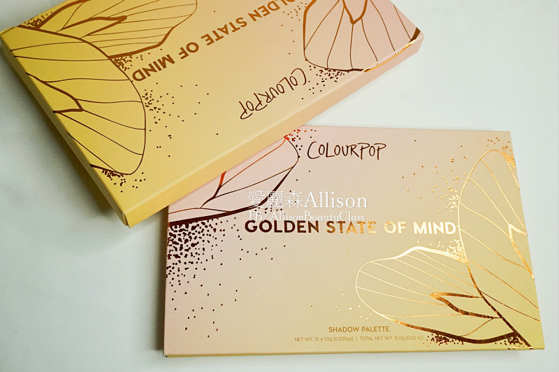 COLOURPOP~GOLDEN STATE OF MIND|閃亮亮桃花妝