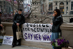 Memorial Vigil for Decynthia Clements Chicago Illinois 4-11-18