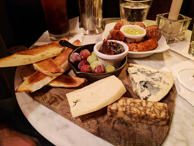cheese plate @ Vintage Cocktail Club