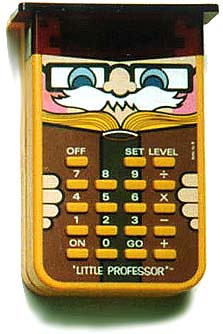 Little Professor Hand-held Calculator