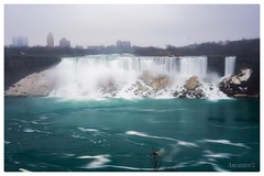 Niagara Falls in a Rainy Day
