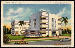 Examples of Art Deco Streamline Architecture, Postcards