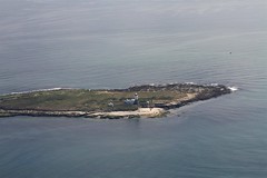 COQUET ISLAND NORTHUMBERLAND FROM THE AIR 04/07/18