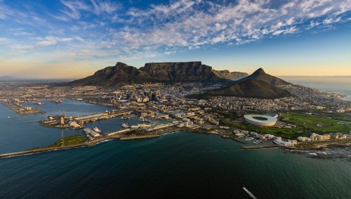 南非一座城市的图片.