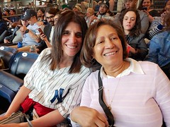 Patty & Mom At The Yankees-Red Sox Game