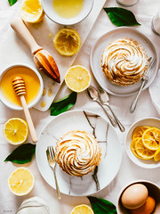 Honey Lemon Meringue Tarts