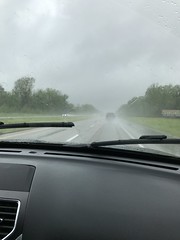 Rainy drive from Nashville to Tunica