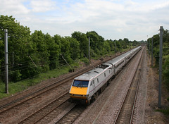 Class 91s in East Coast grey livery