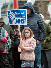 NHS Cuts Protest