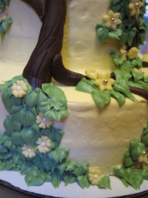 Flowering Tree Wedding Cake