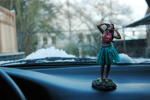 Island dancer on the dashboard of my NX 1600 by Wonderlane