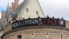 Manifestation nantaise du 14 avril 2018 contre l'expulsion de la ZAD de Notre-Dame-des-Landes