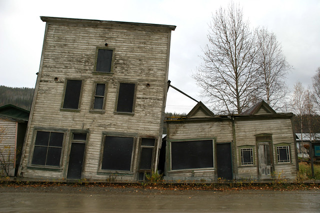 Gold Rush Buildings, Dawson City, Yukon