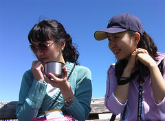 Tina and Yunmi in Innsbruck