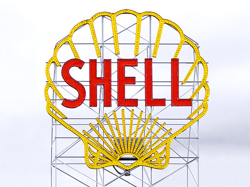 Shell Oil Company logo was design by Raymond Loewy and it is still one of