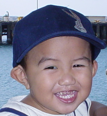 Subic Trip: Image of toddler with big smile.