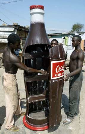 Coca Cola coffin