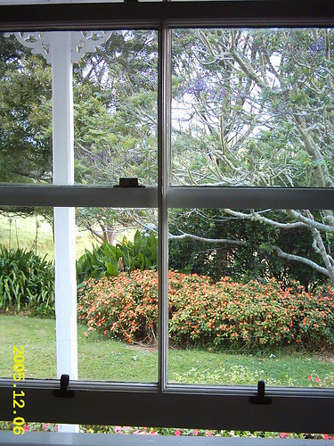 2005 newzealand holiday window hostel nz northland throughawindow nz2005 nz05 kahoefarmhostel kahoe holidayaccommodation viewformawindow jacqistravels