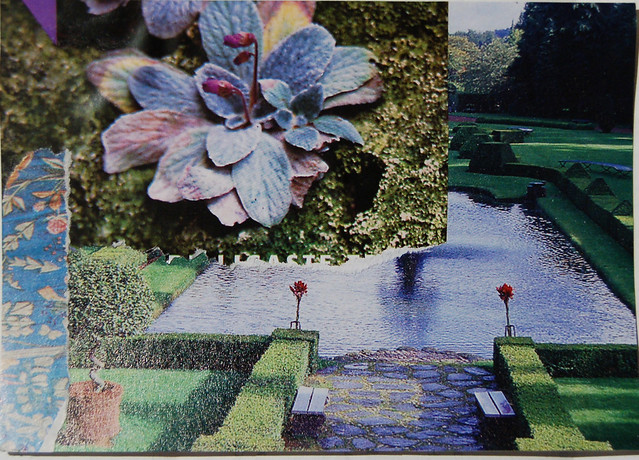 Collage postcard