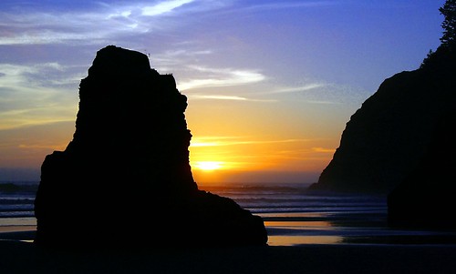 ocean sunset sun beach rock backlight washington rubybeach olympicnationalpark olympiccoast specland bestnaturetnc06