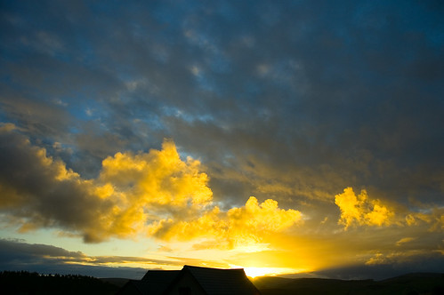 sunset house clouds d50 scotland nikon aberdeenshire balloch alford cairnballoch