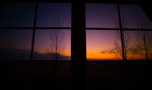 usa tree window field clouds sunrise arbol ventana horizon iowa amanecer nubes campo horizonte grinnell