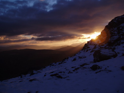 mountain sunrise scotland
