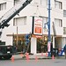 Old "English Bay Hotel" sign carted away